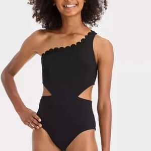 3/$10 Art Class Black Cutout Kids One Piece